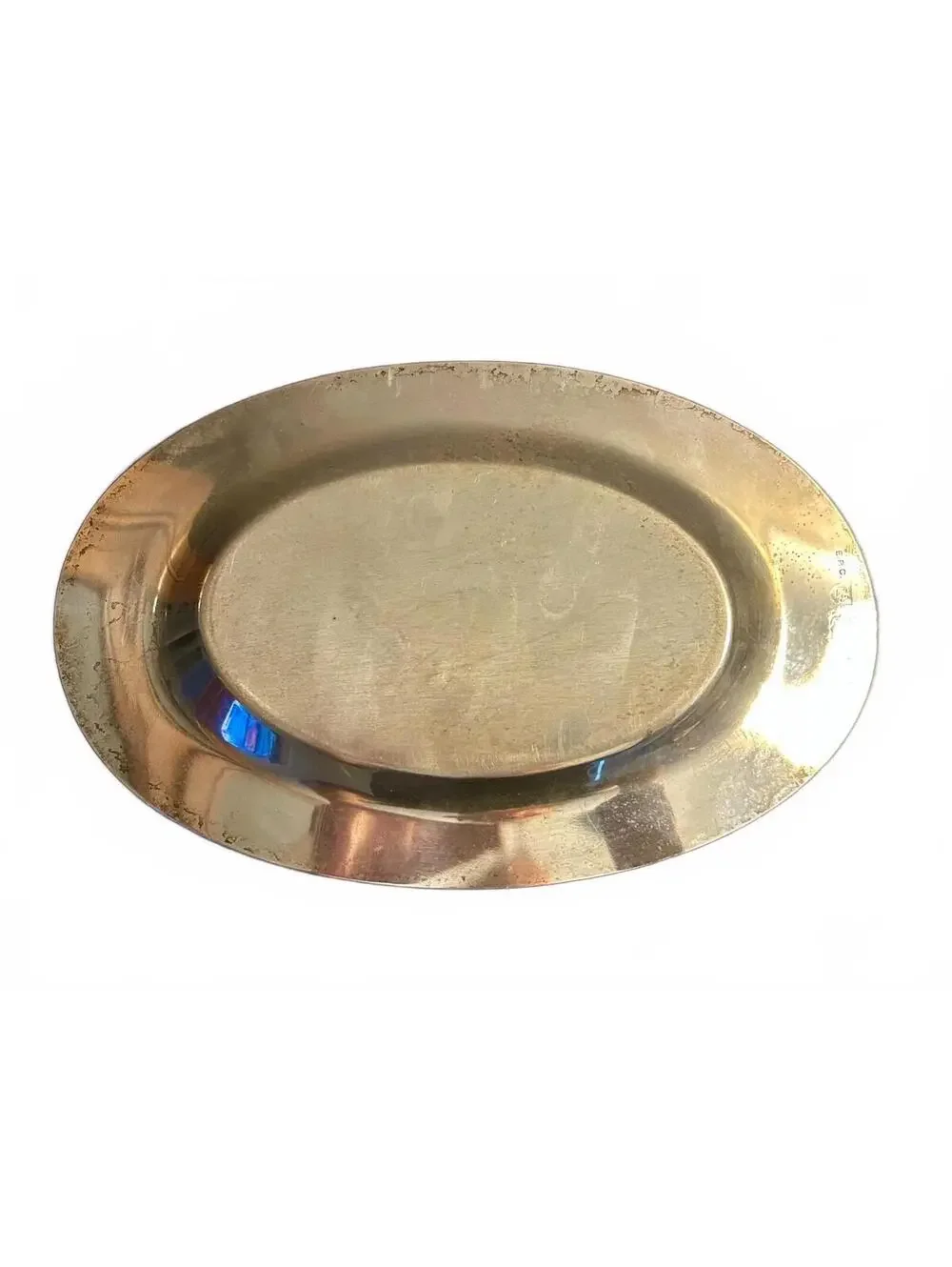 Vintage Friedman Silver Company Electroplated Copper Serving Tray Or Platter